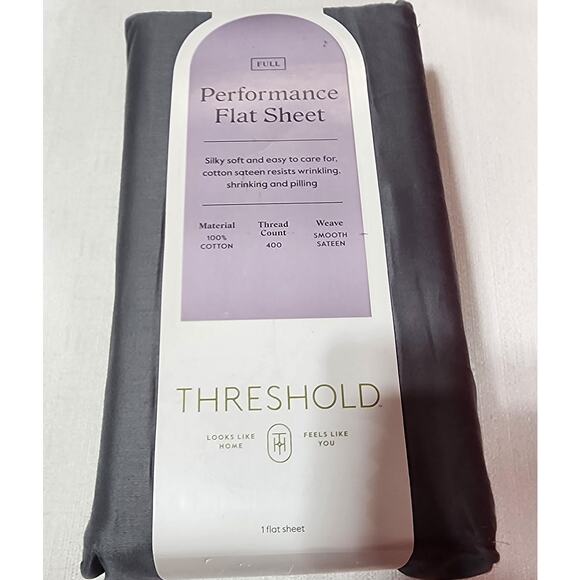 Threshold W85'' x L96'' performance flat sheets - Picture 1 of 9
